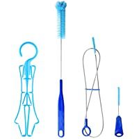 TAGVO Kit de Limpieza de la vejiga de hidratación para el depósito de Agua Universal- Limpiador 4 en 1 - Cepillo Largo…
